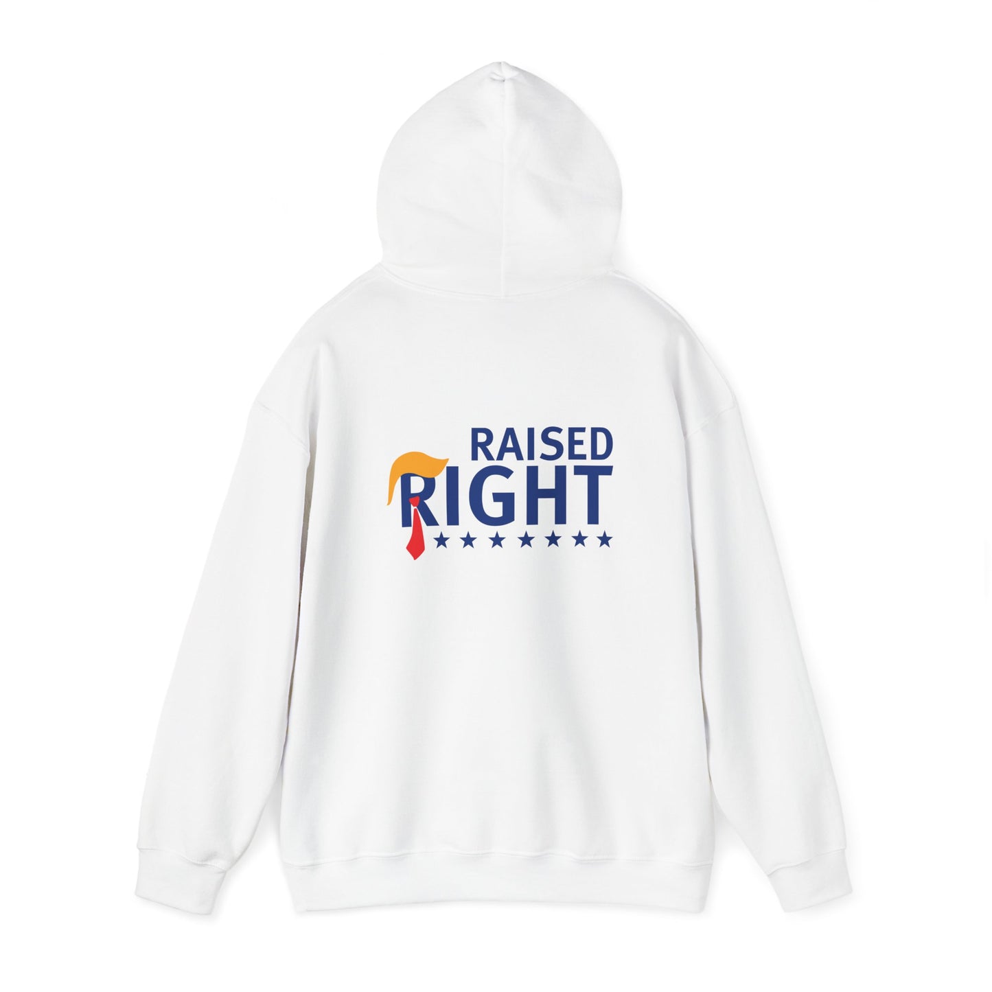 Unisex Hooded Sweatshirt - 'Raised Right' Patriotic Apparel