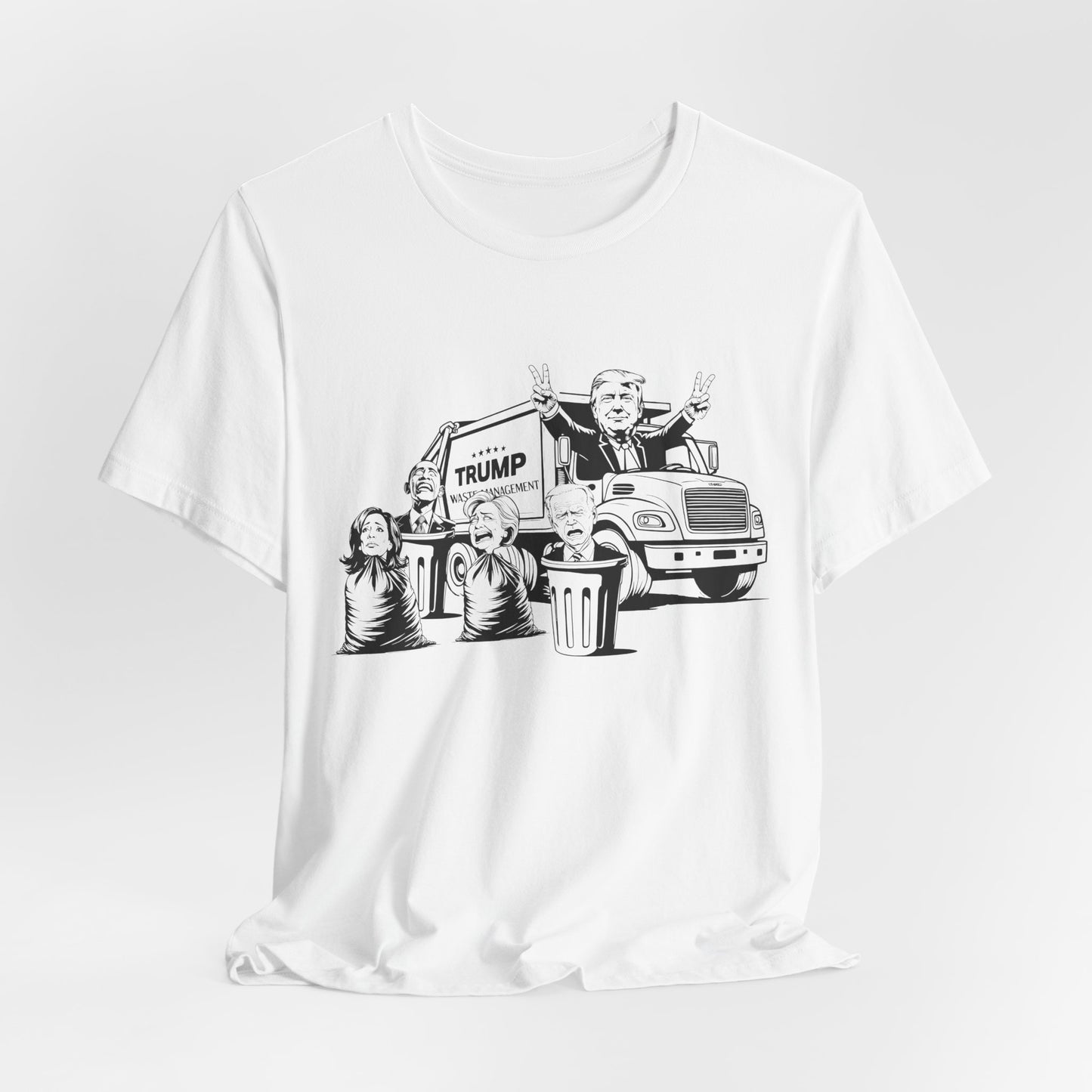 T-Shirt | Trump Garbage Truck Design | Unisex Tee
