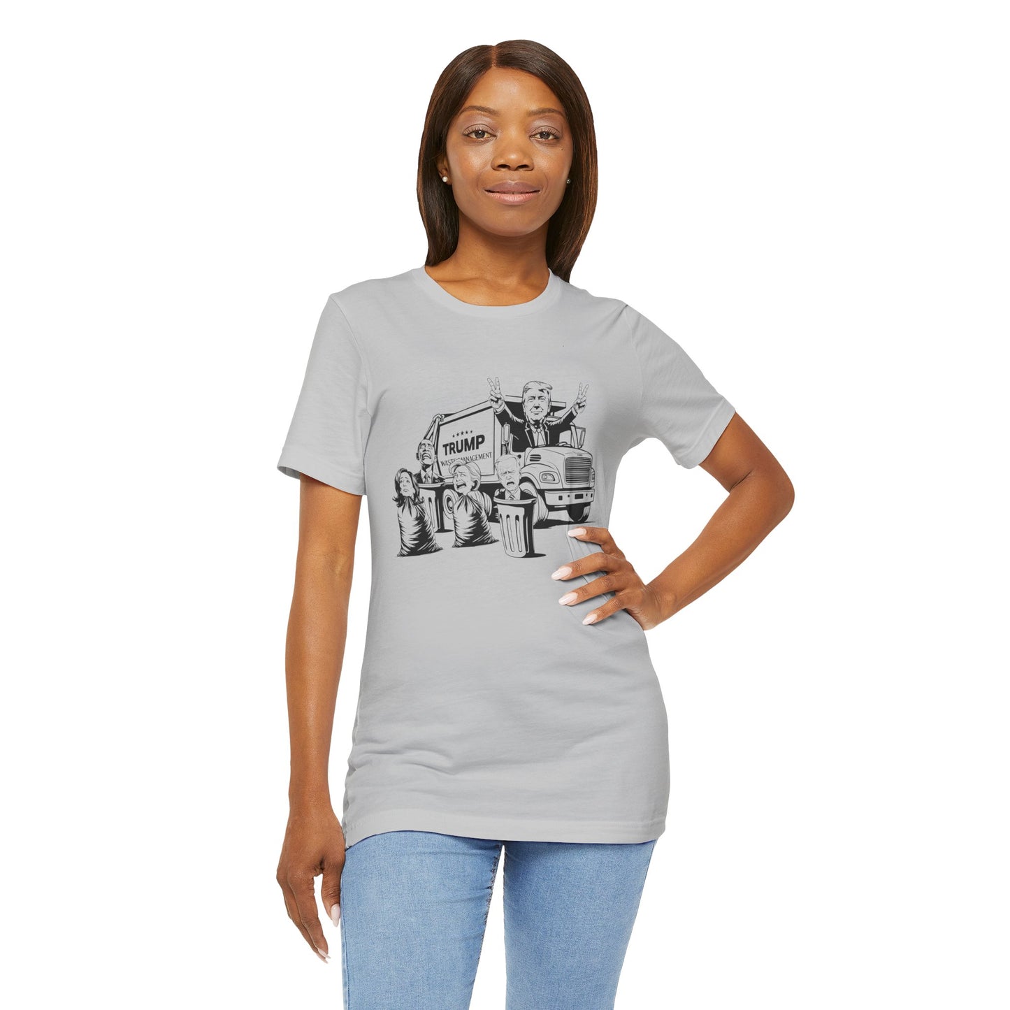 T-Shirt | Trump Garbage Truck Design | Unisex Tee
