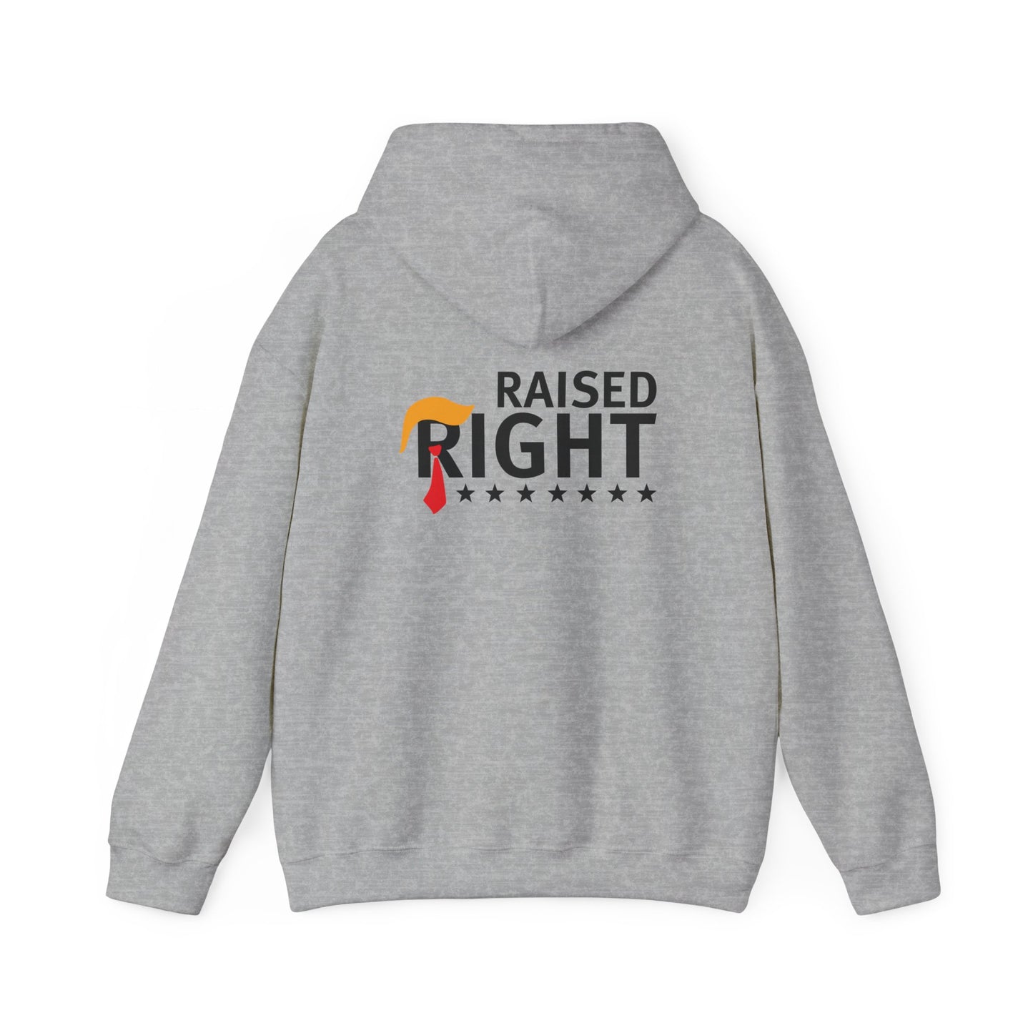 Unisex Hooded Sweatshirt - 'Raised Right' Patriotic Apparel