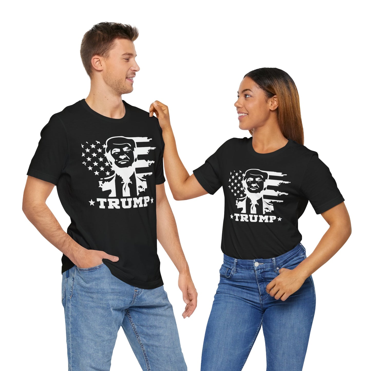 Patriotic Trump Graphic Tee | Unisex Jersey Short Sleeve Shirt