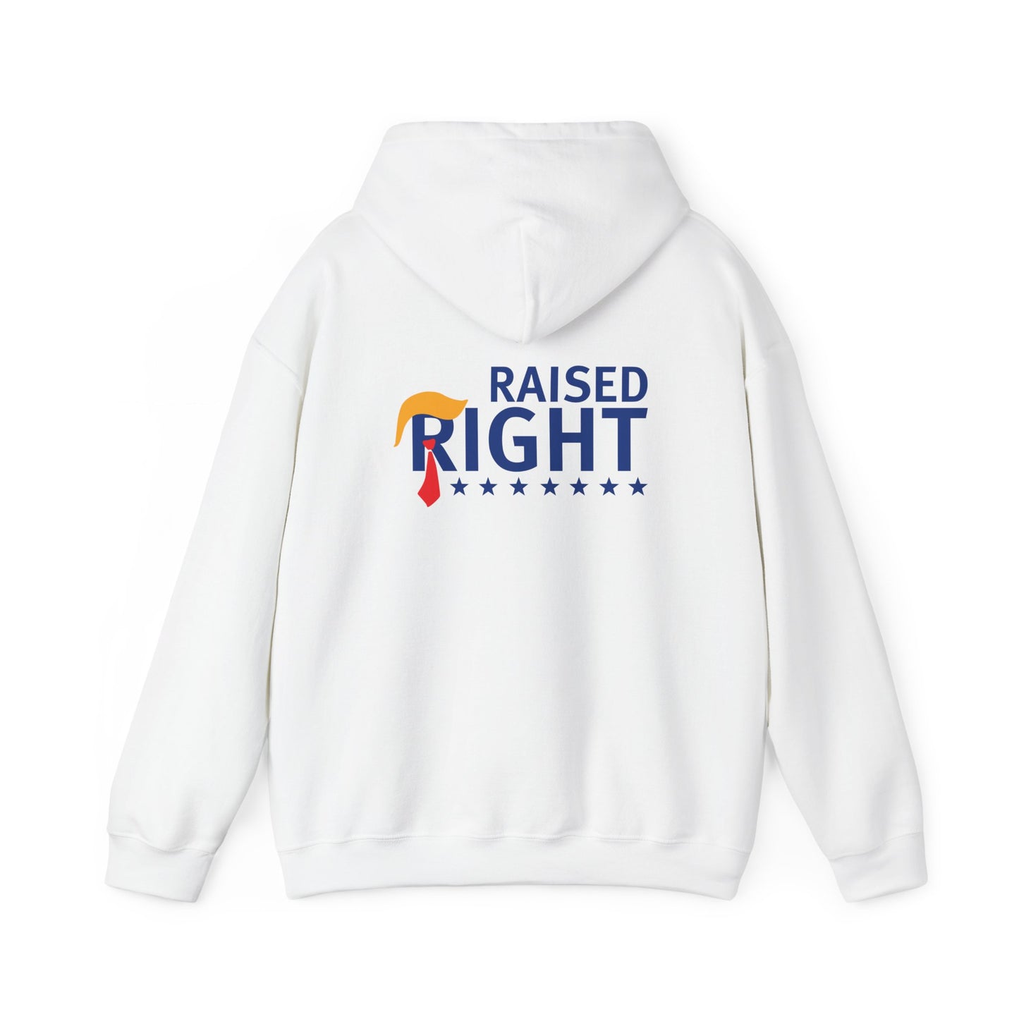 Unisex Hooded Sweatshirt - 'Raised Right' Patriotic Apparel