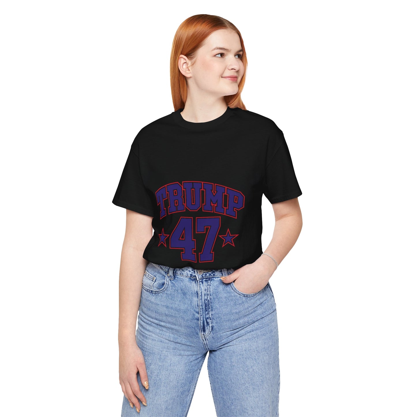 Trump 47 Unisex Jersey Short Sleeve Tee - Political Statement T-Shirt