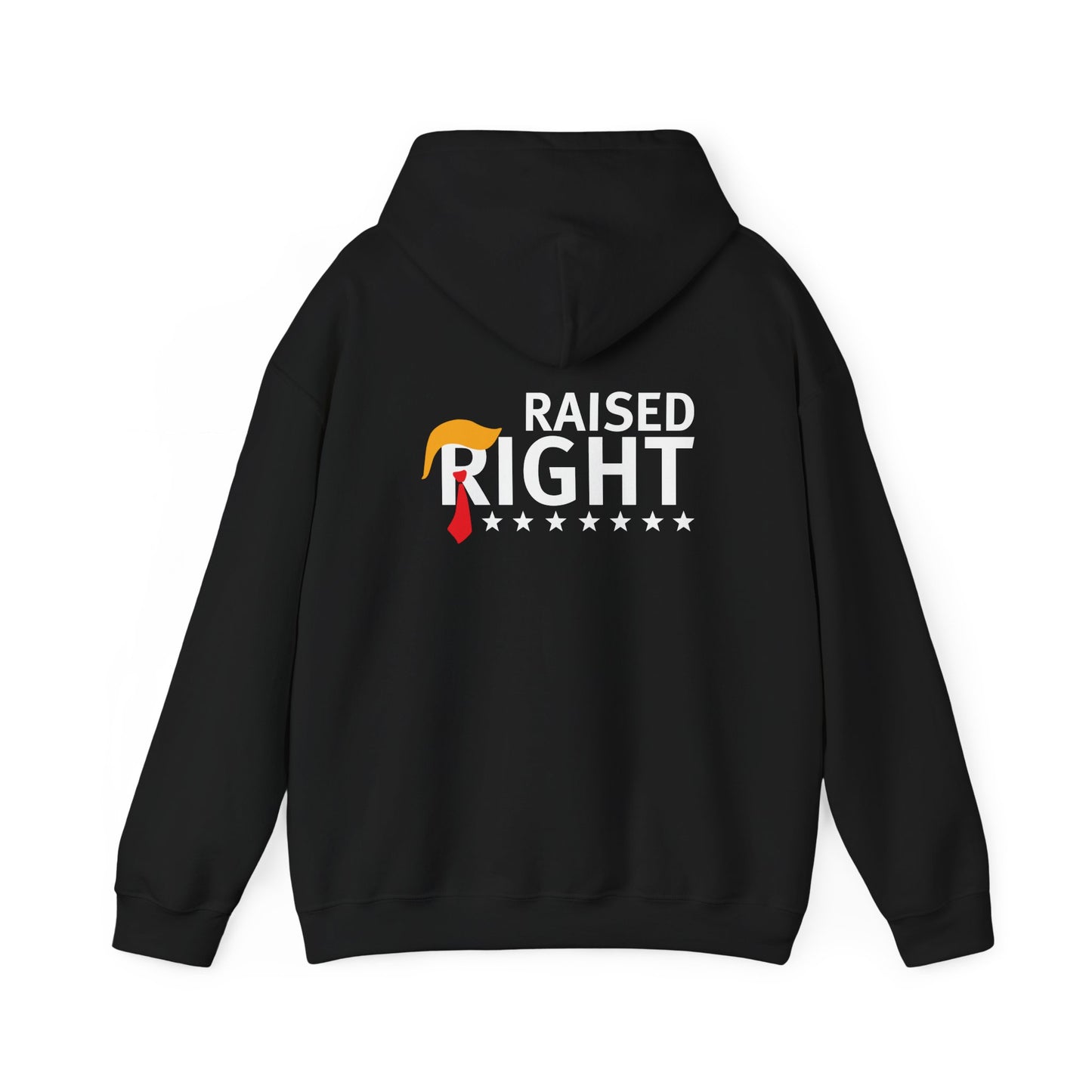 Unisex Hooded Sweatshirt - 'Raised Right' Patriotic Apparel