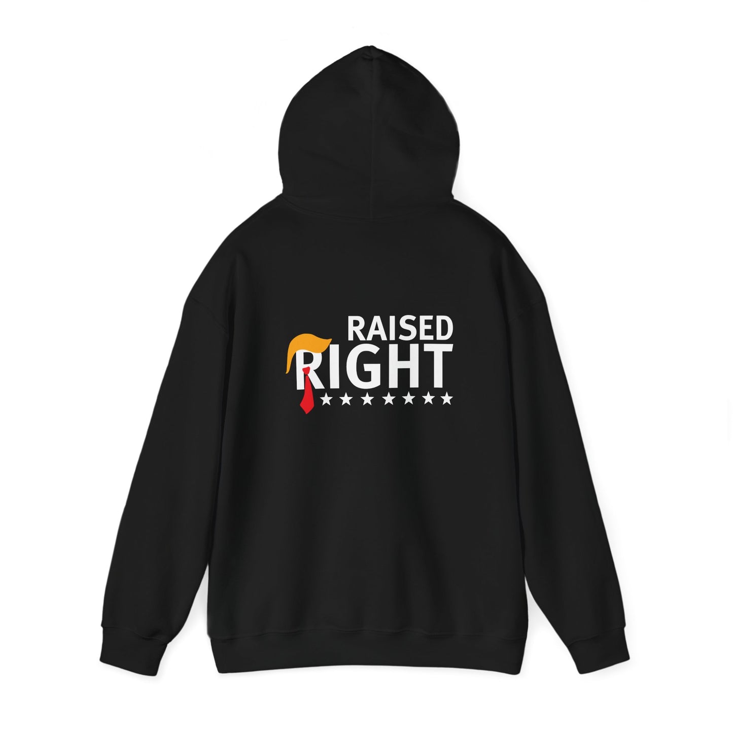 Unisex Hooded Sweatshirt - 'Raised Right' Patriotic Apparel