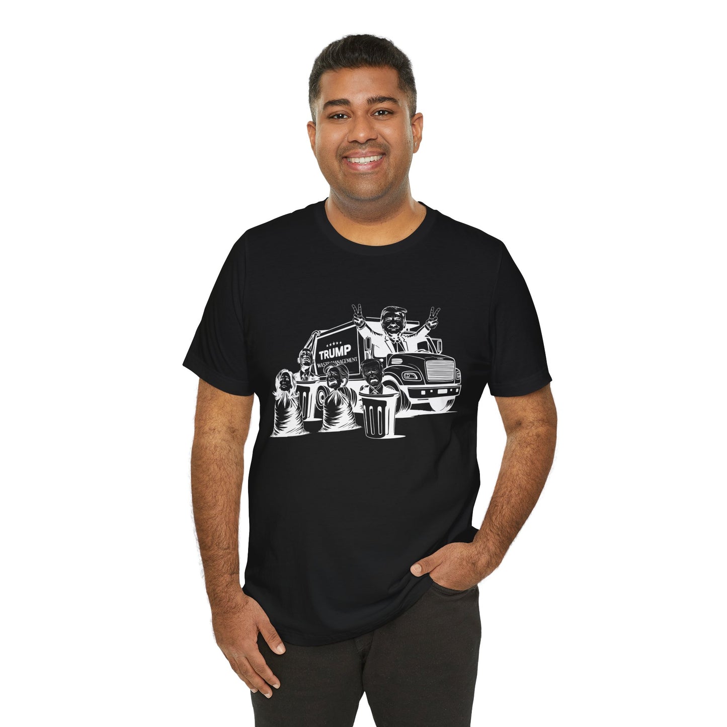 T-Shirt | Trump Garbage Truck Design | Unisex Tee