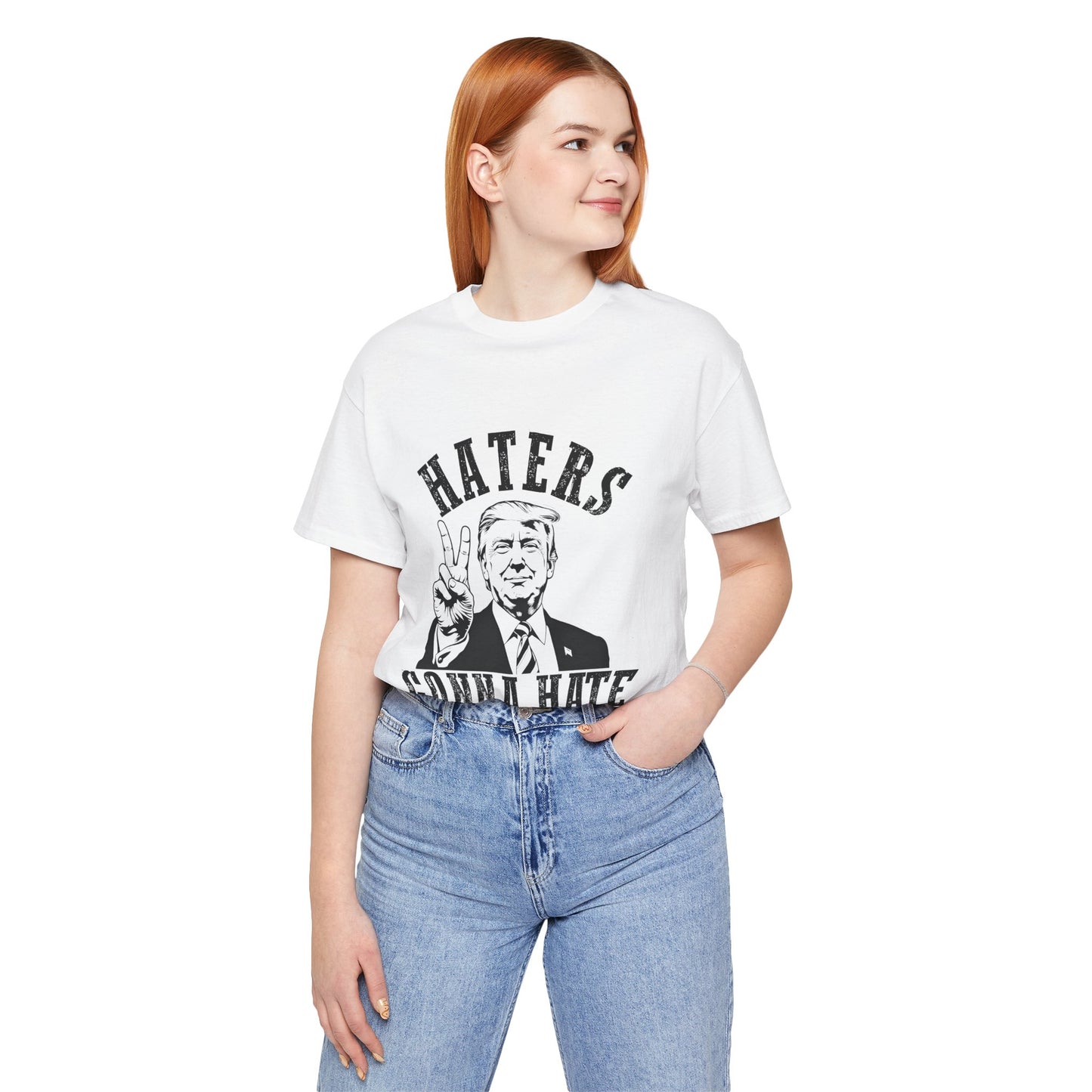 Haters Gonna Hate Unisex Jersey Tee - Bold Graphic Tee for Supporters