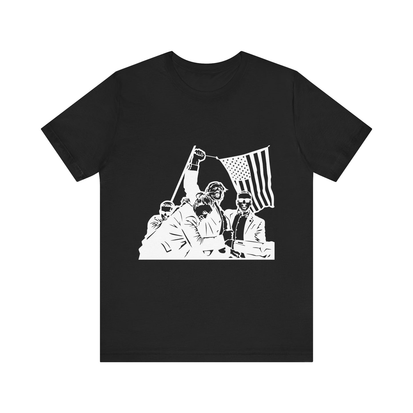 Patriotic Unisex Jersey Tee - Bold American Spirit Graphic