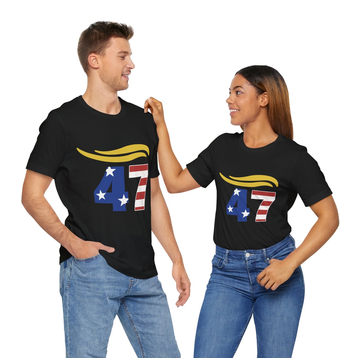 47 Hair Logo - Unisex Jersey Short Sleeve T-Shirt