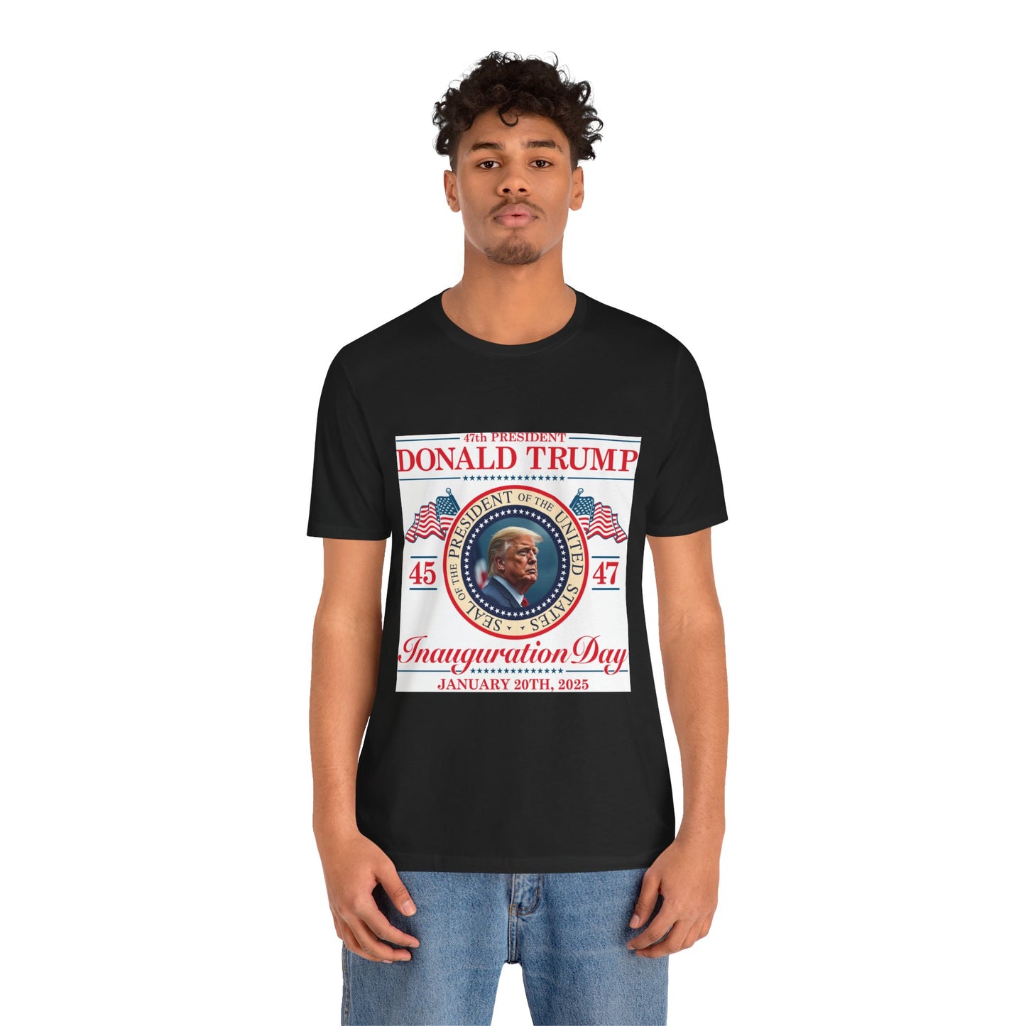 Donald Trump Inauguration Day Unisex Jersey Tee - Celebrate the 47th President