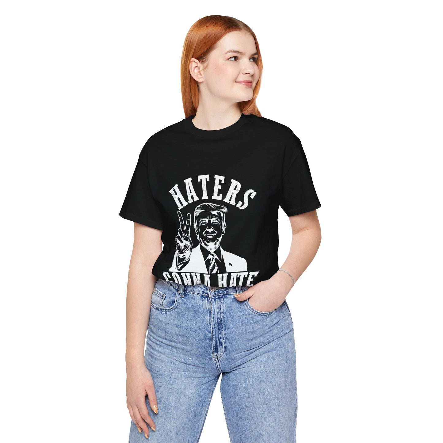 Haters Gonna Hate Unisex Jersey Tee - Bold Graphic Tee for Supporters