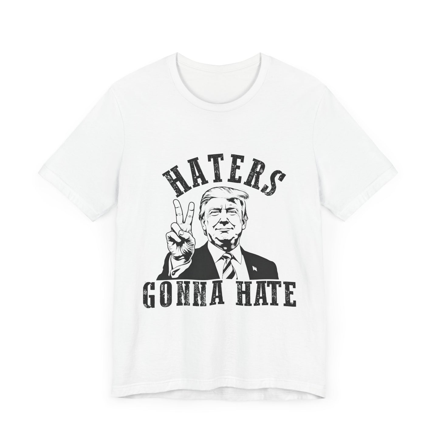 Haters Gonna Hate Unisex Jersey Tee - Bold Graphic Tee for Supporters