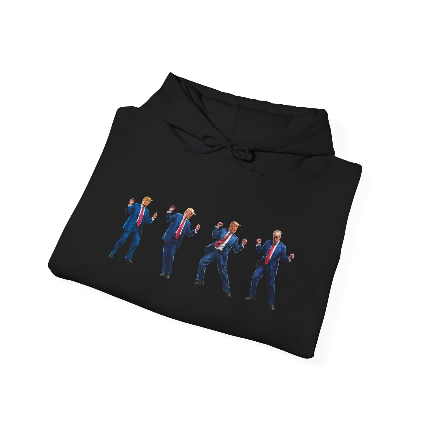 Unique Unisex Heavy Blend™ Hooded Sweatshirt -Trump's Dancing Design for Trendy Style