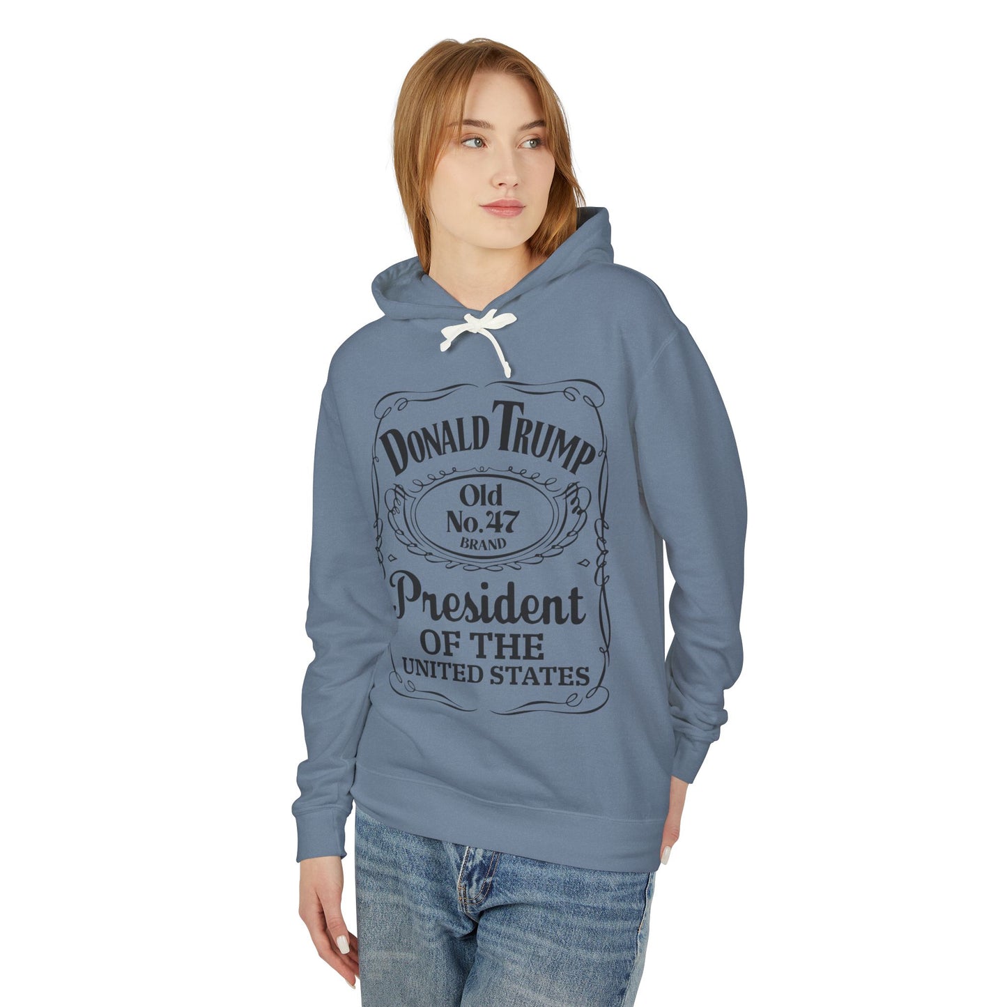 Donald Trump Vintage Unisex Lightweight Hooded Sweatshirt - Presidential Style