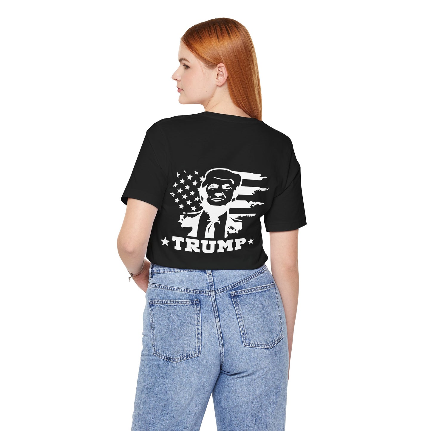 Patriotic Trump Graphic Tee | Unisex Jersey Short Sleeve Shirt