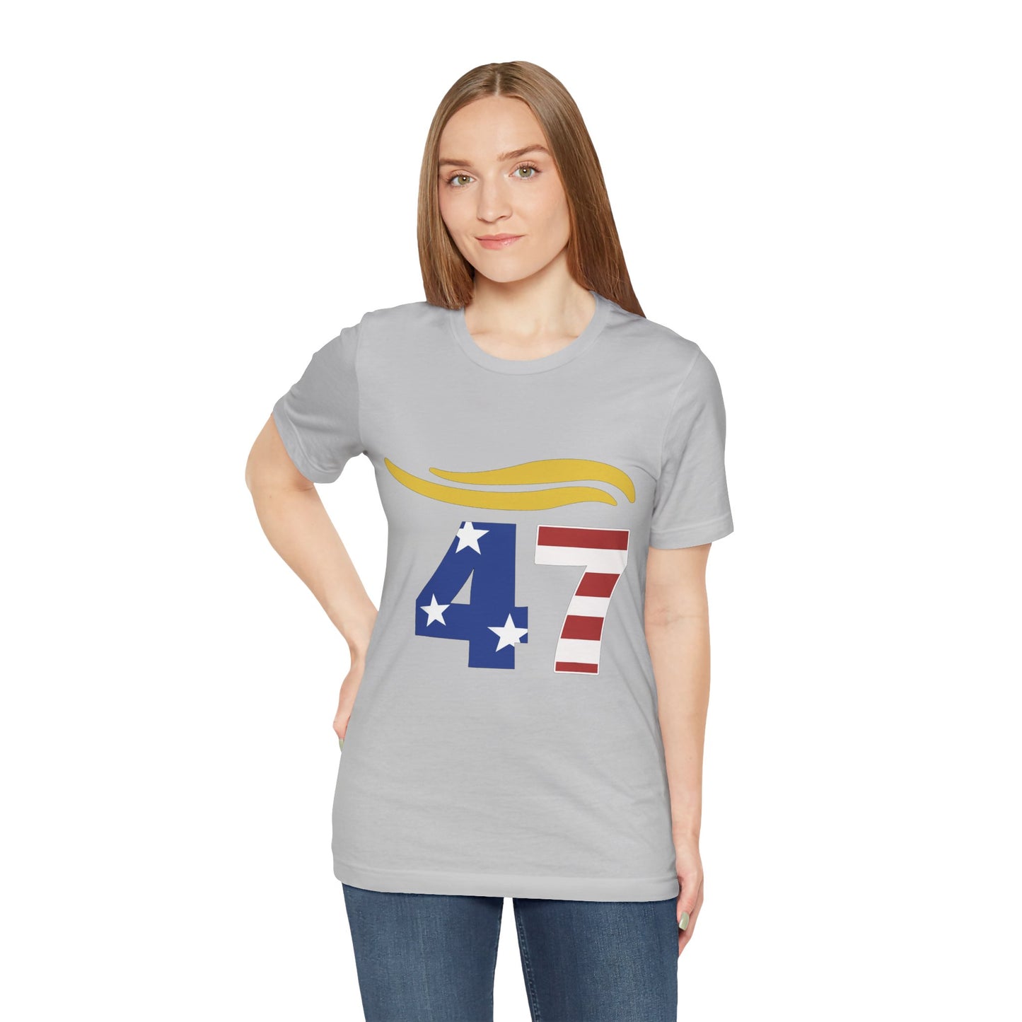 47 Hair Logo - Unisex Jersey Short Sleeve T-Shirt