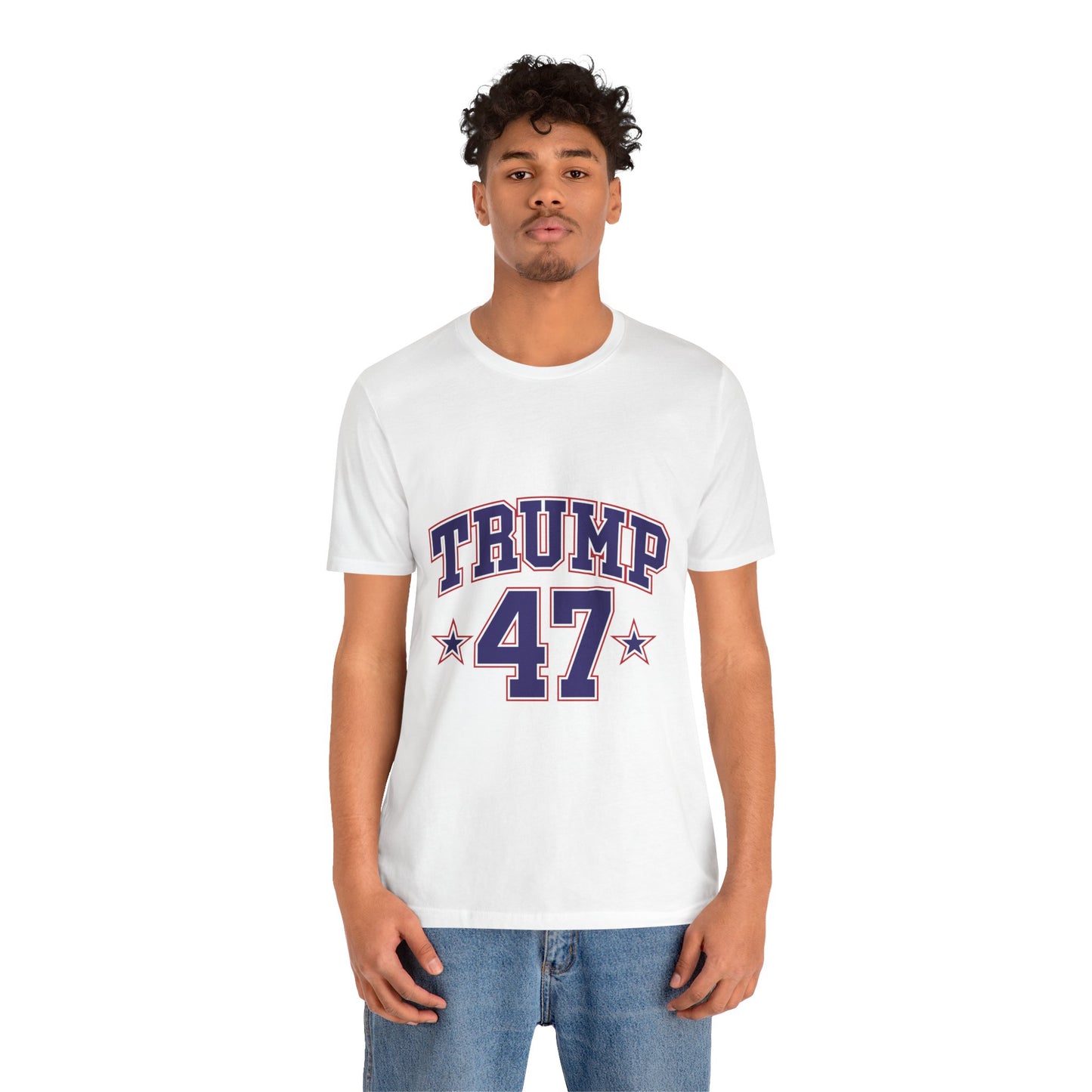 Trump 47 Unisex Jersey Short Sleeve Tee - Political Statement T-Shirt