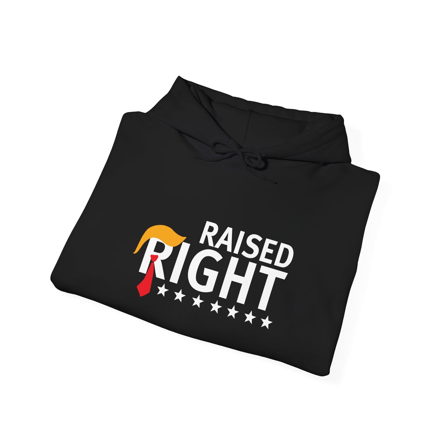 Unisex Hooded Sweatshirt - 'Raised Right' Patriotic Apparel