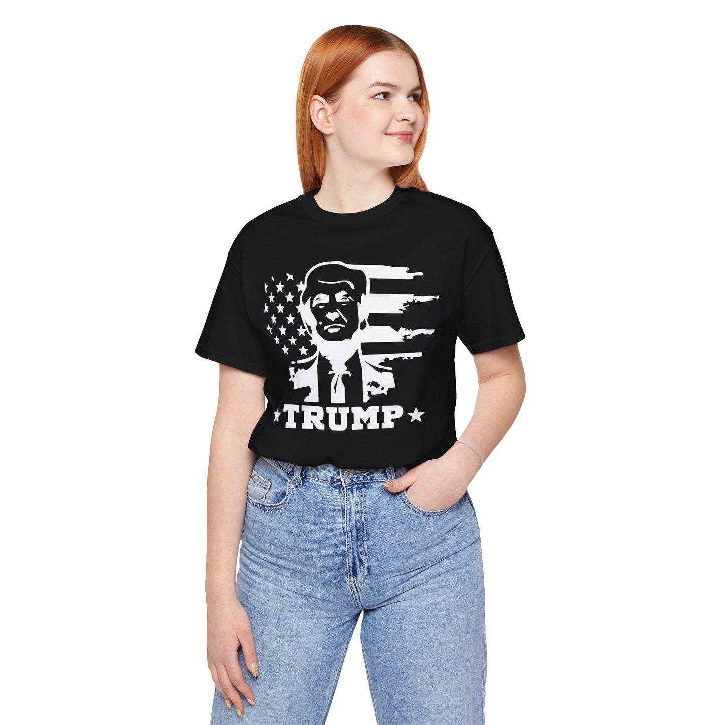 Patriotic Trump Graphic Tee | Unisex Jersey Short Sleeve Shirt