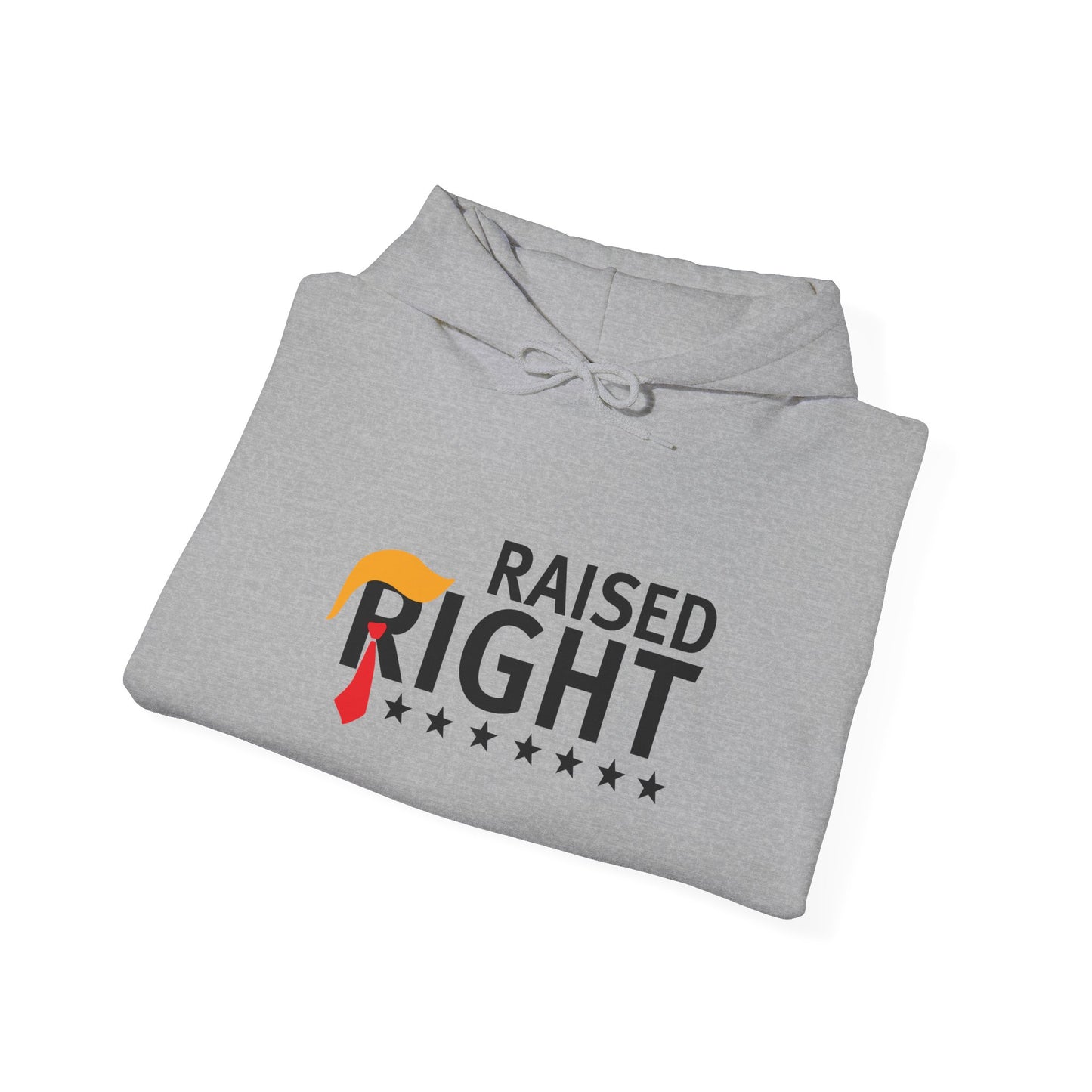 Unisex Hooded Sweatshirt - 'Raised Right' Patriotic Apparel