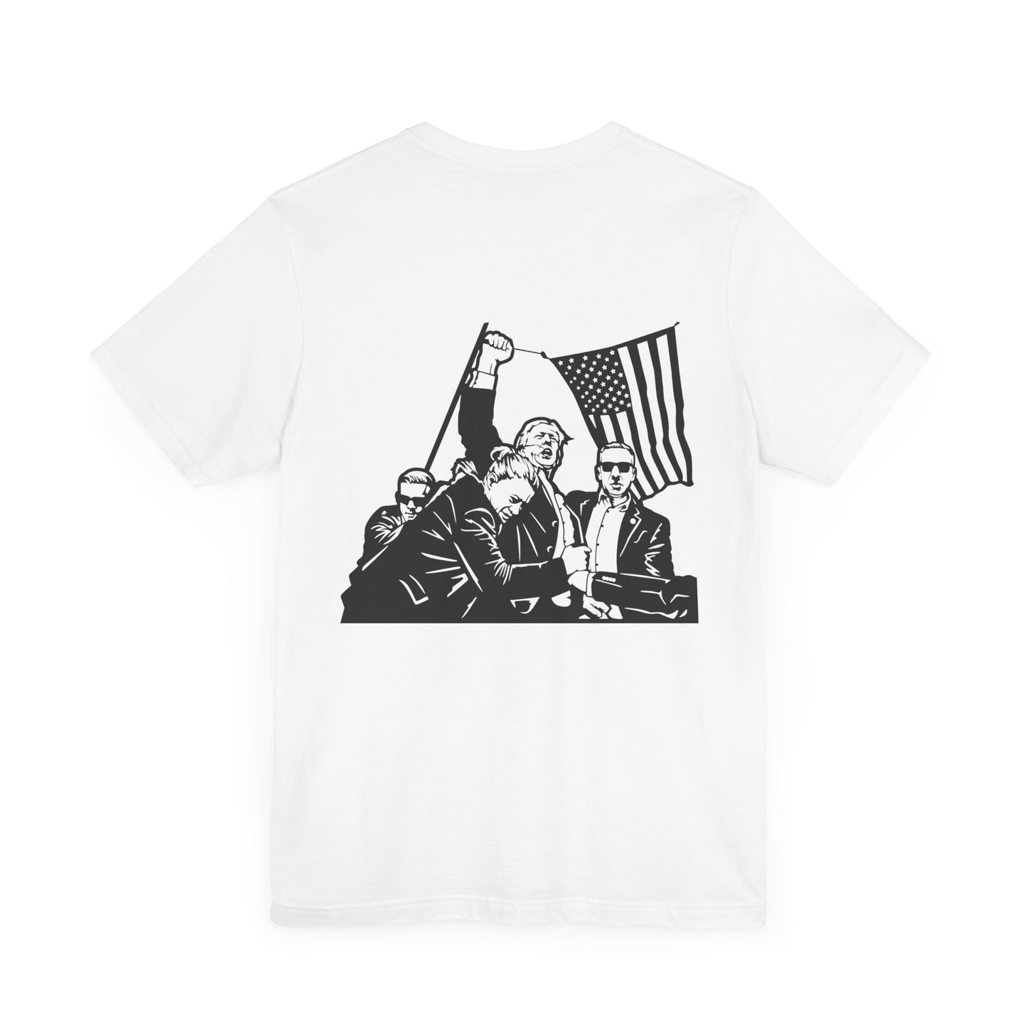 Patriotic Unisex Jersey Tee - Bold American Spirit Graphic