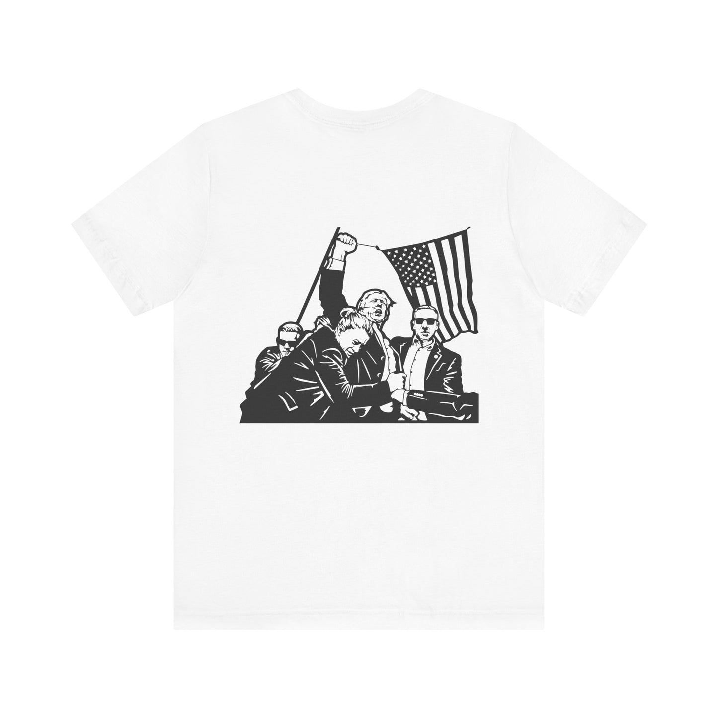Patriotic Unisex Jersey Tee - Bold American Spirit Graphic
