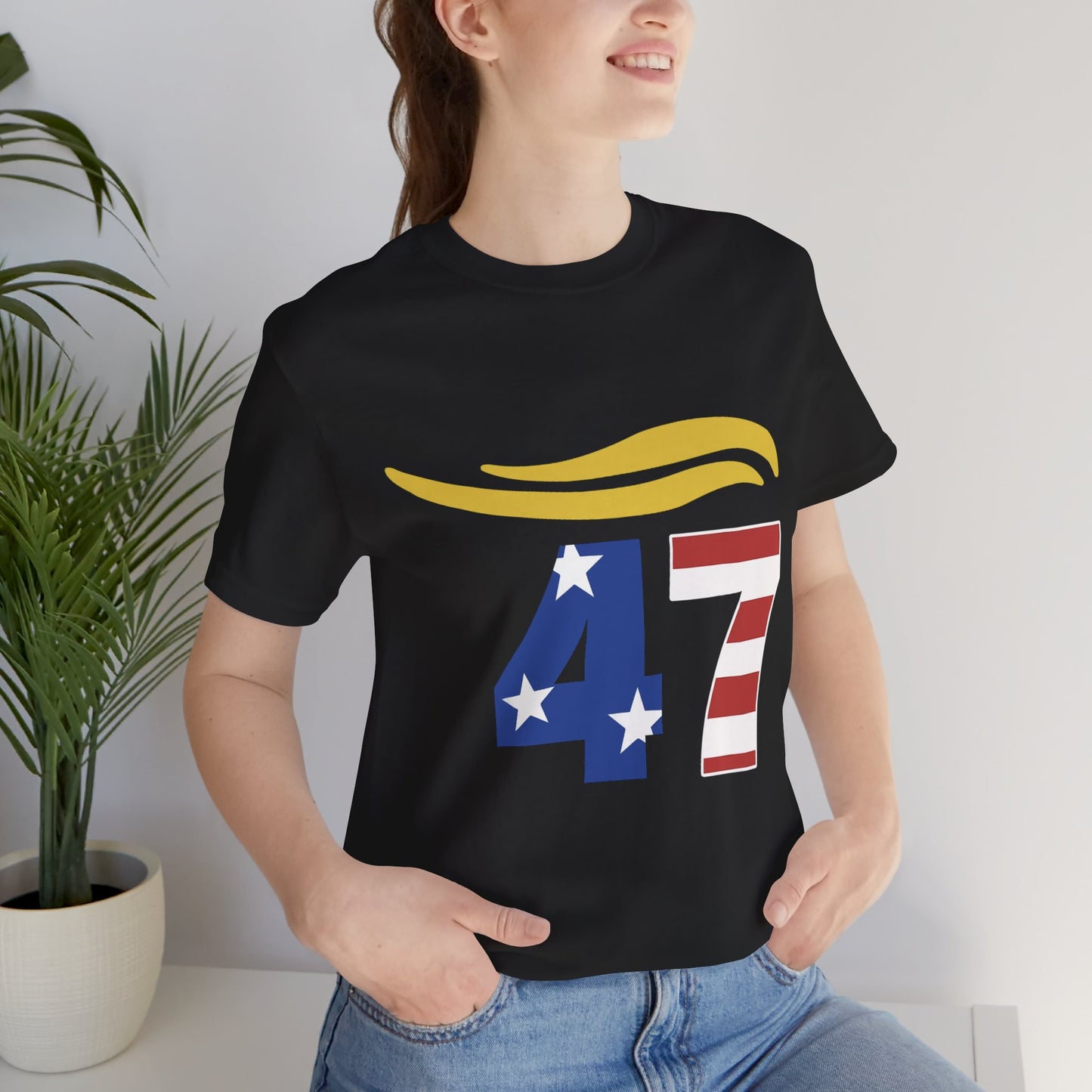 47 Hair Logo - Unisex Jersey Short Sleeve T-Shirt