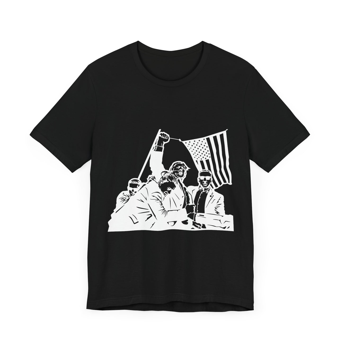Patriotic Unisex Jersey Tee - Bold American Spirit Graphic