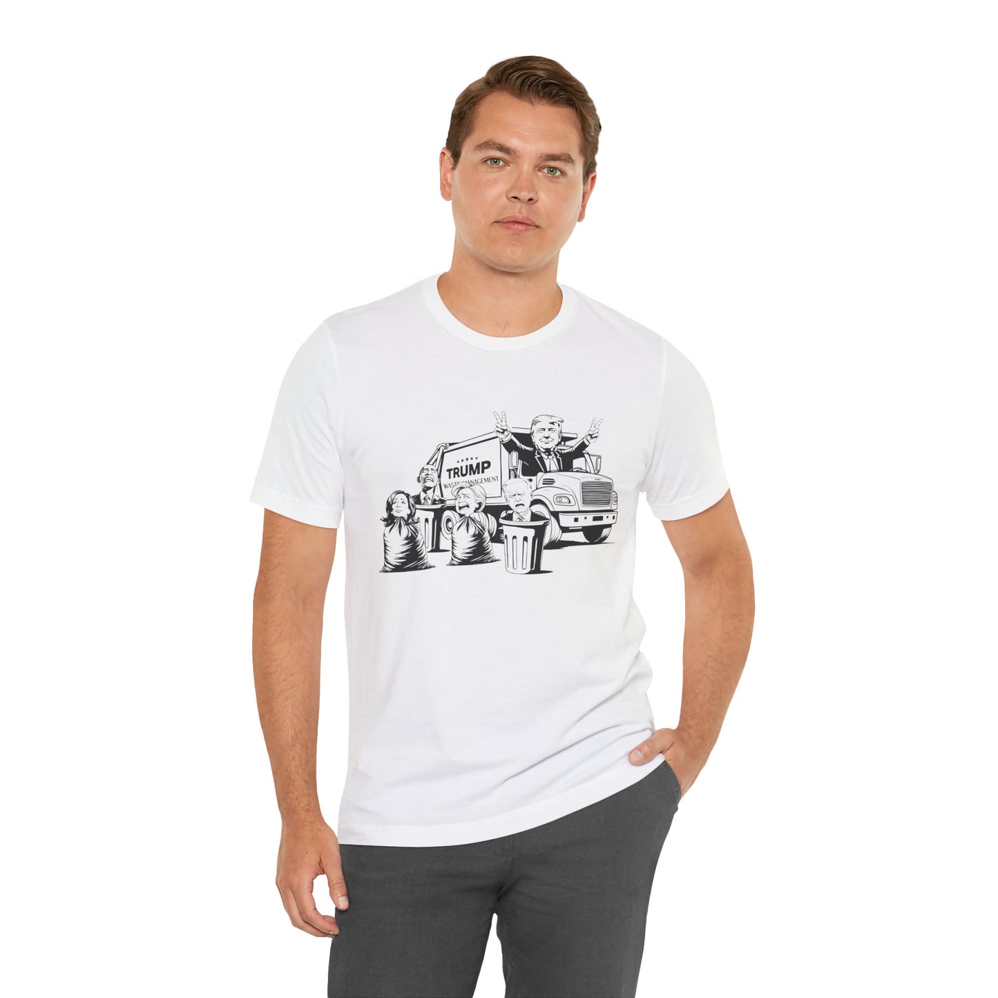 T-Shirt | Trump Garbage Truck Design | Unisex Tee