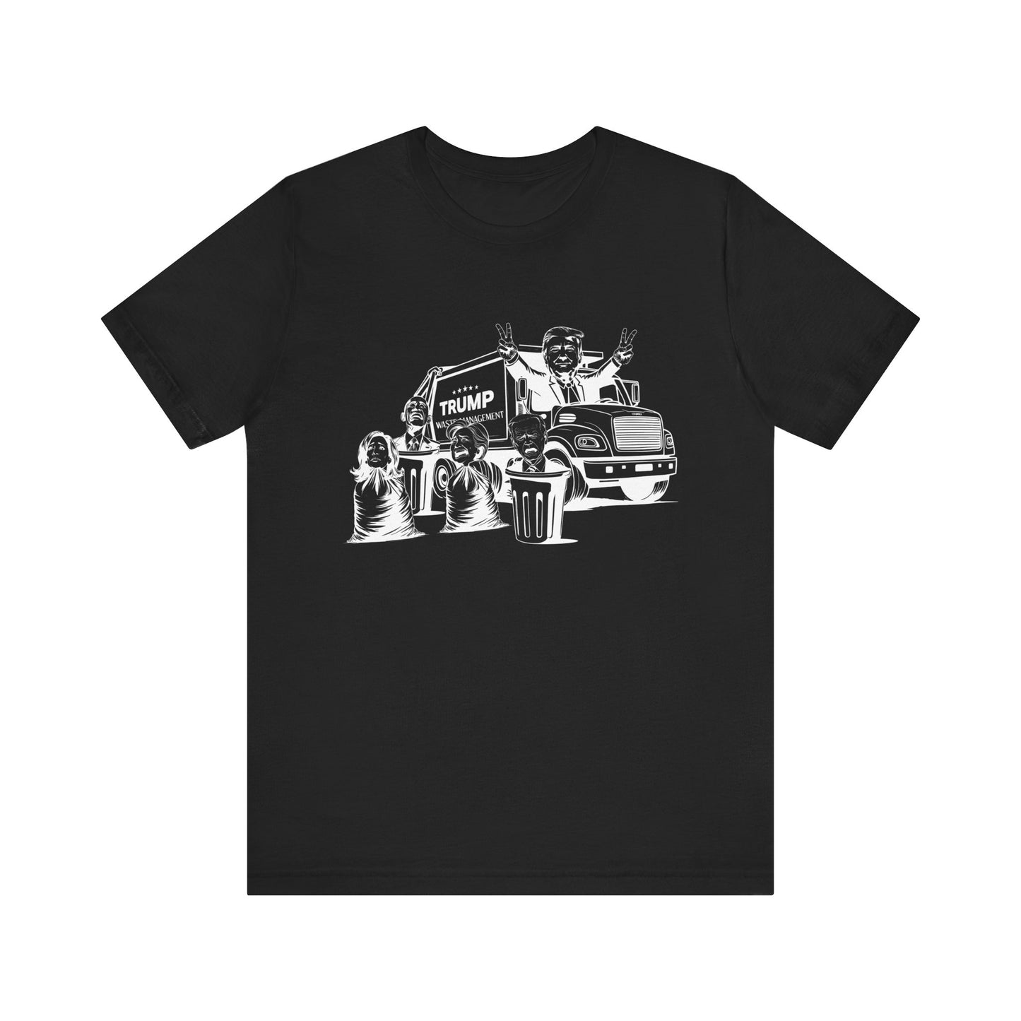 T-Shirt | Trump Garbage Truck Design | Unisex Tee