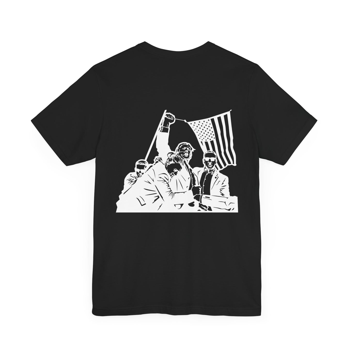 Patriotic Unisex Jersey Tee - Bold American Spirit Graphic