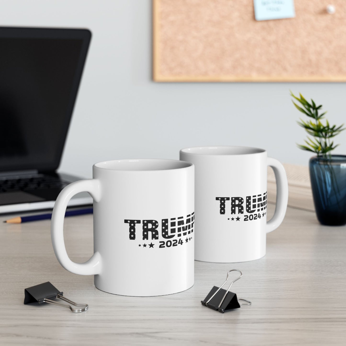Flag in Trump Ceramic Mug - Perfect Gift for Political Enthusiasts