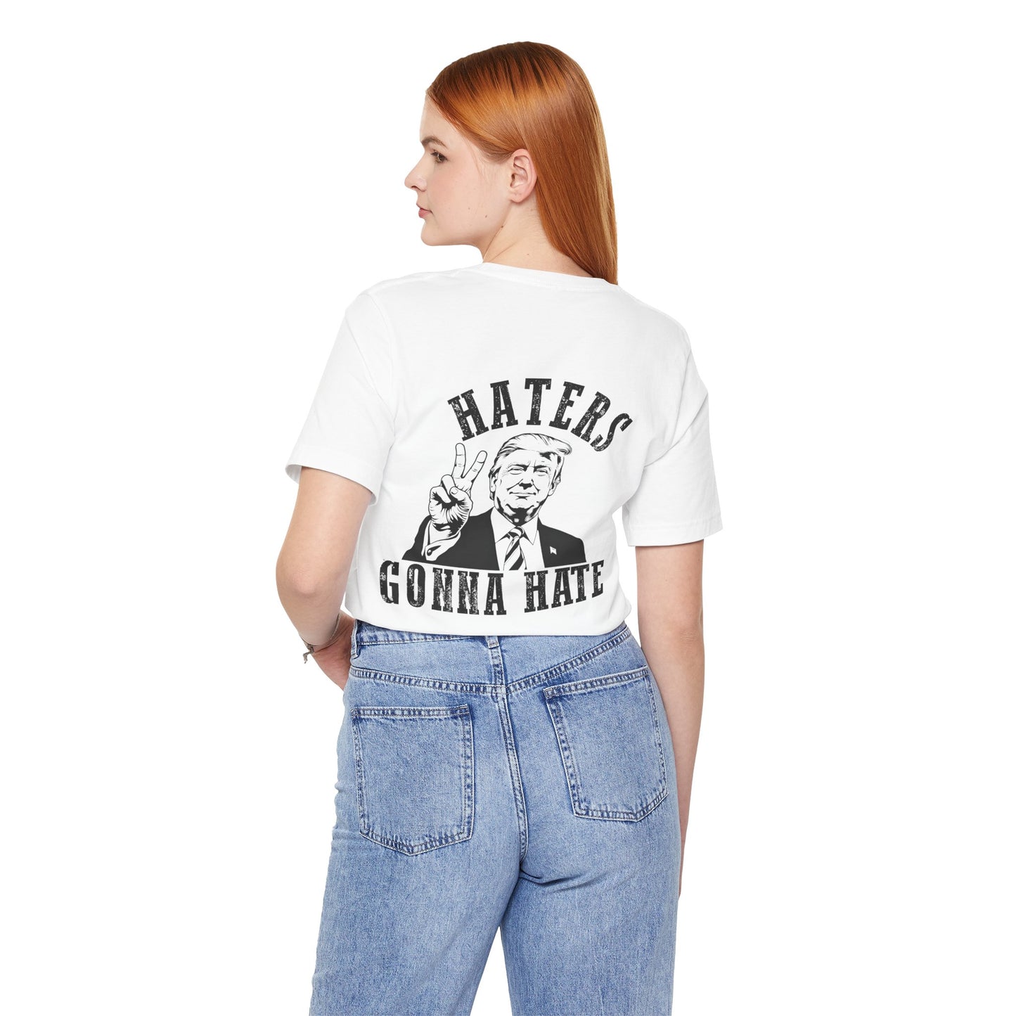 Haters Gonna Hate Unisex Jersey Tee - Bold Graphic Tee for Supporters