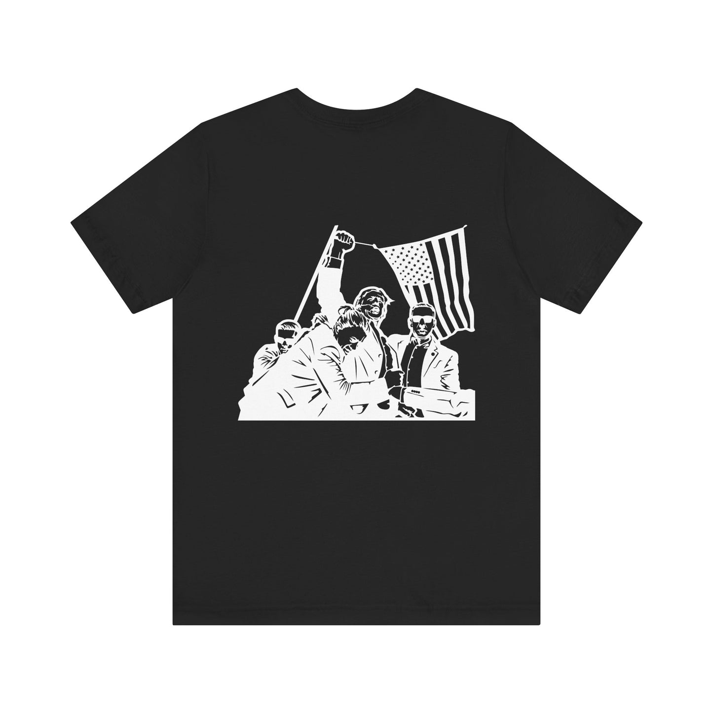 Patriotic Unisex Jersey Tee - Bold American Spirit Graphic