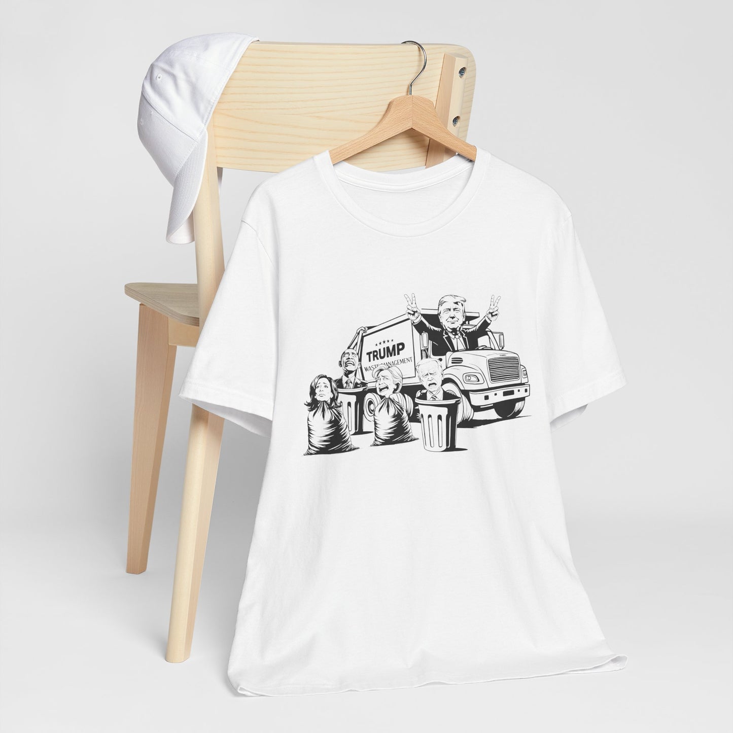 T-Shirt | Trump Garbage Truck Design | Unisex Tee