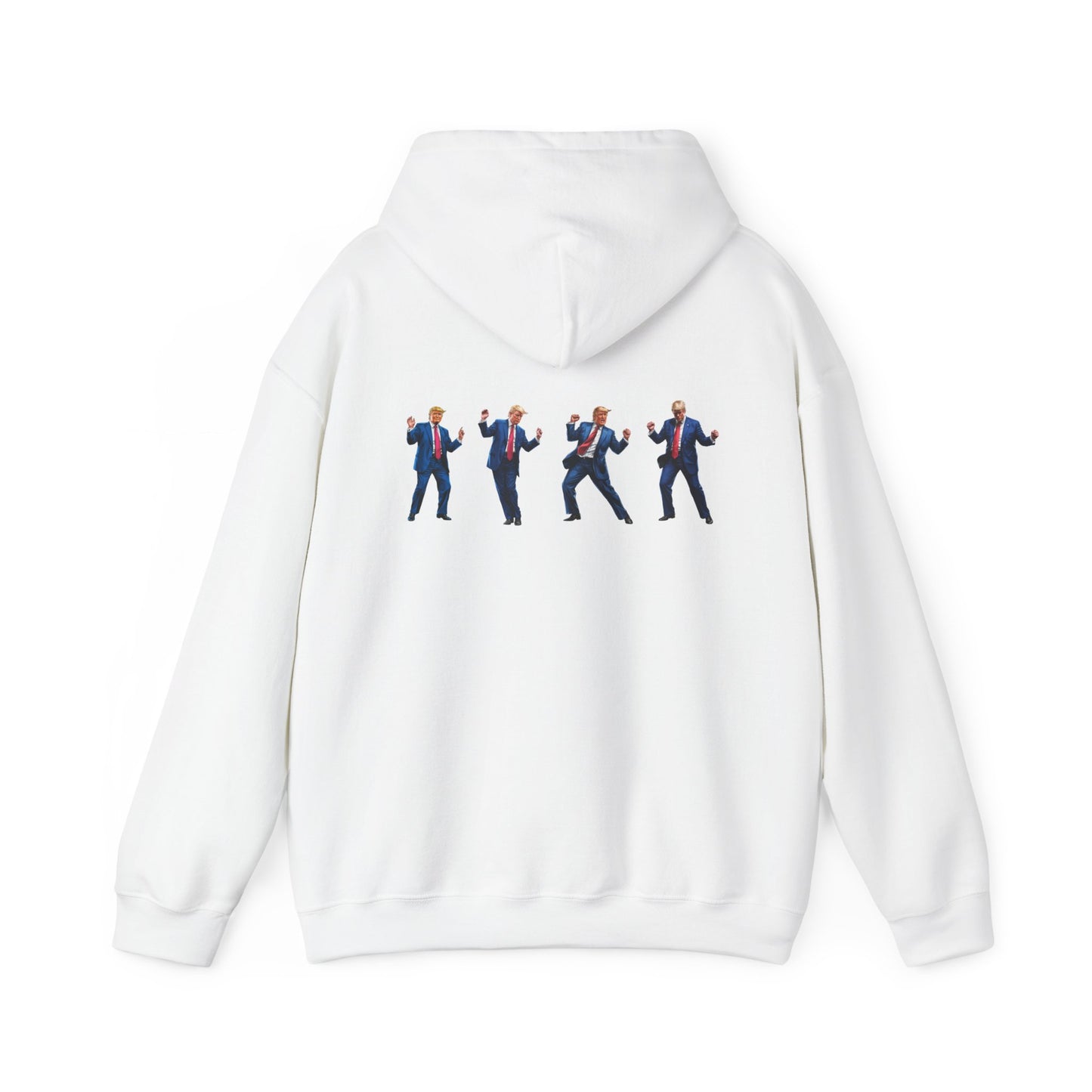 Unique Unisex Heavy Blend™ Hooded Sweatshirt -Trump's Dancing Design for Trendy Style