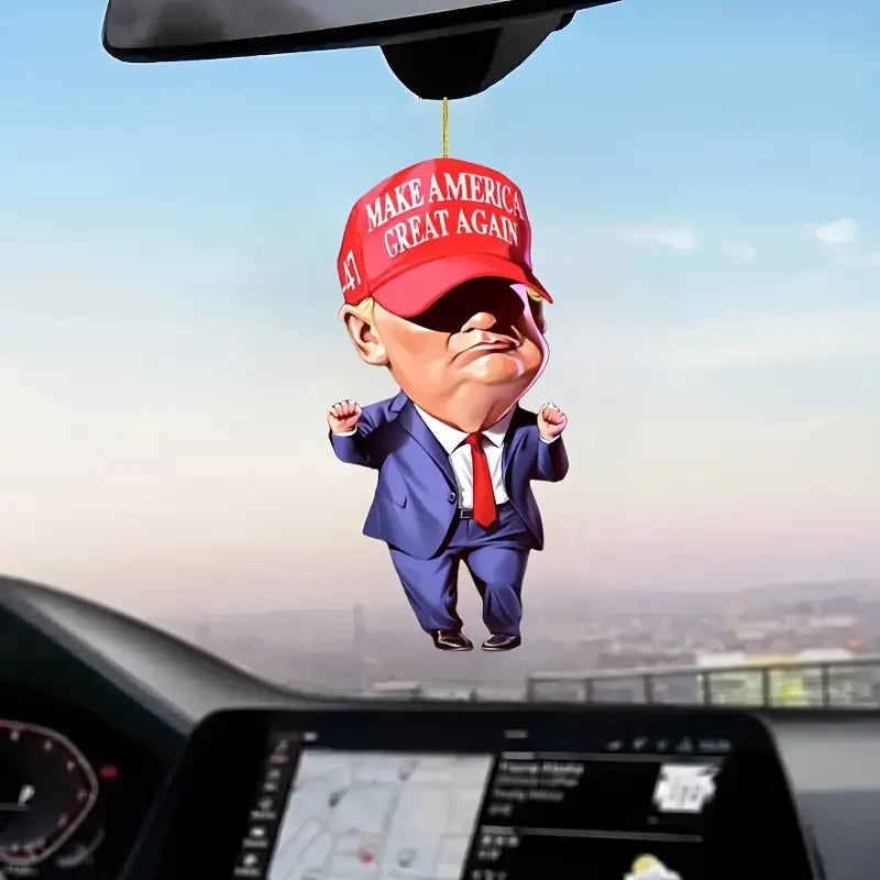 Patriotic Donald Trump 2024 Christmas Ornament ,Tree Decor, Holiday Gift Xmas 2D