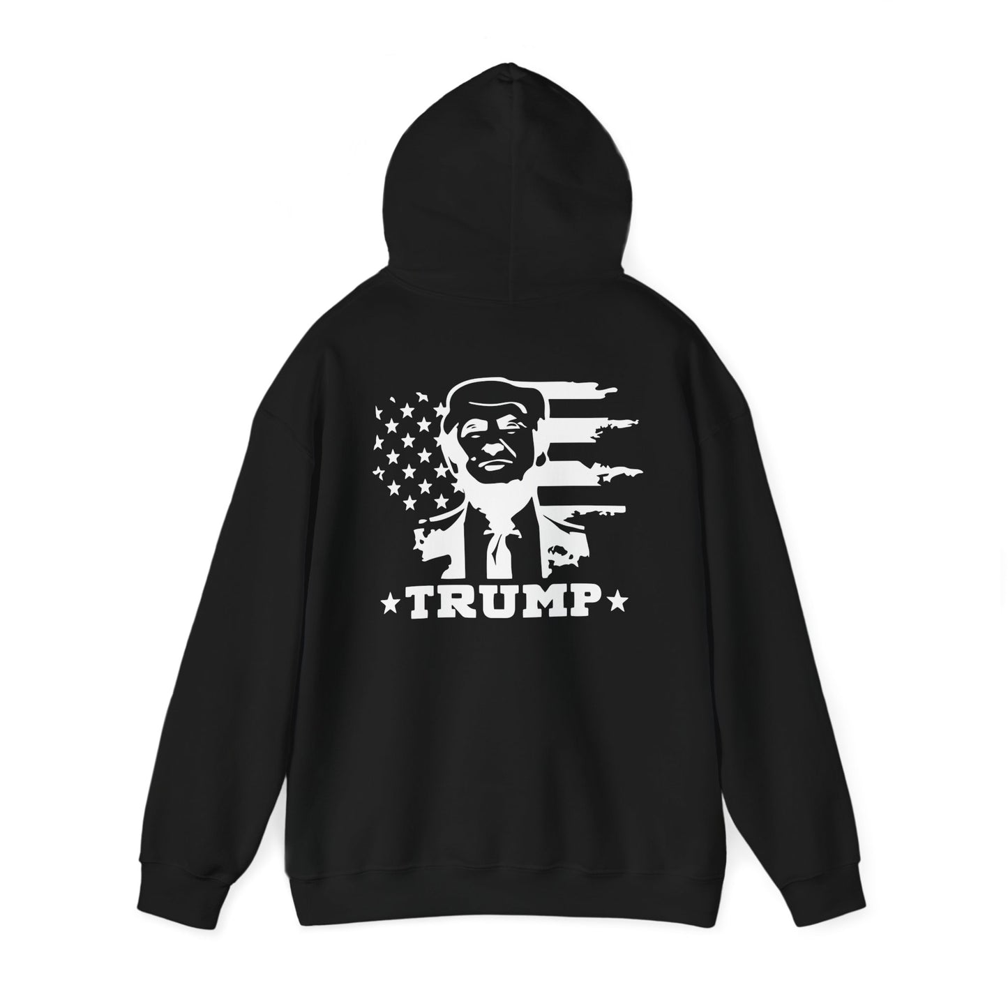 Patriotic Trump Hoodie | Unisex Heavy Blend™ Sweatshirt for Political Enthusiasts