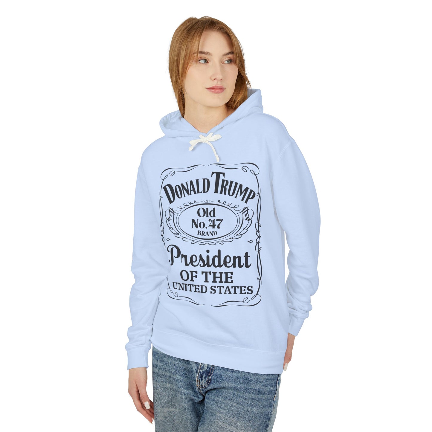 Donald Trump Vintage Unisex Lightweight Hooded Sweatshirt - Presidential Style