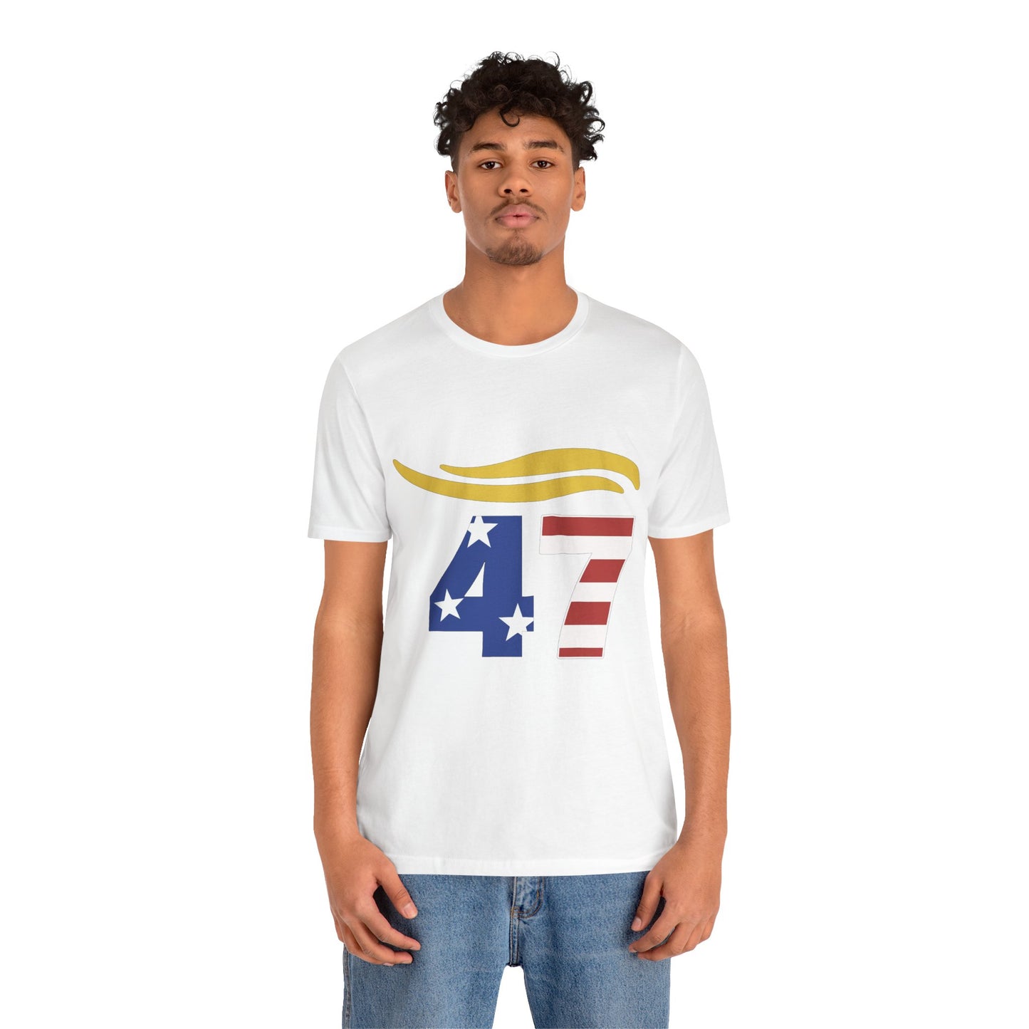 47 Hair Logo - Unisex Jersey Short Sleeve T-Shirt
