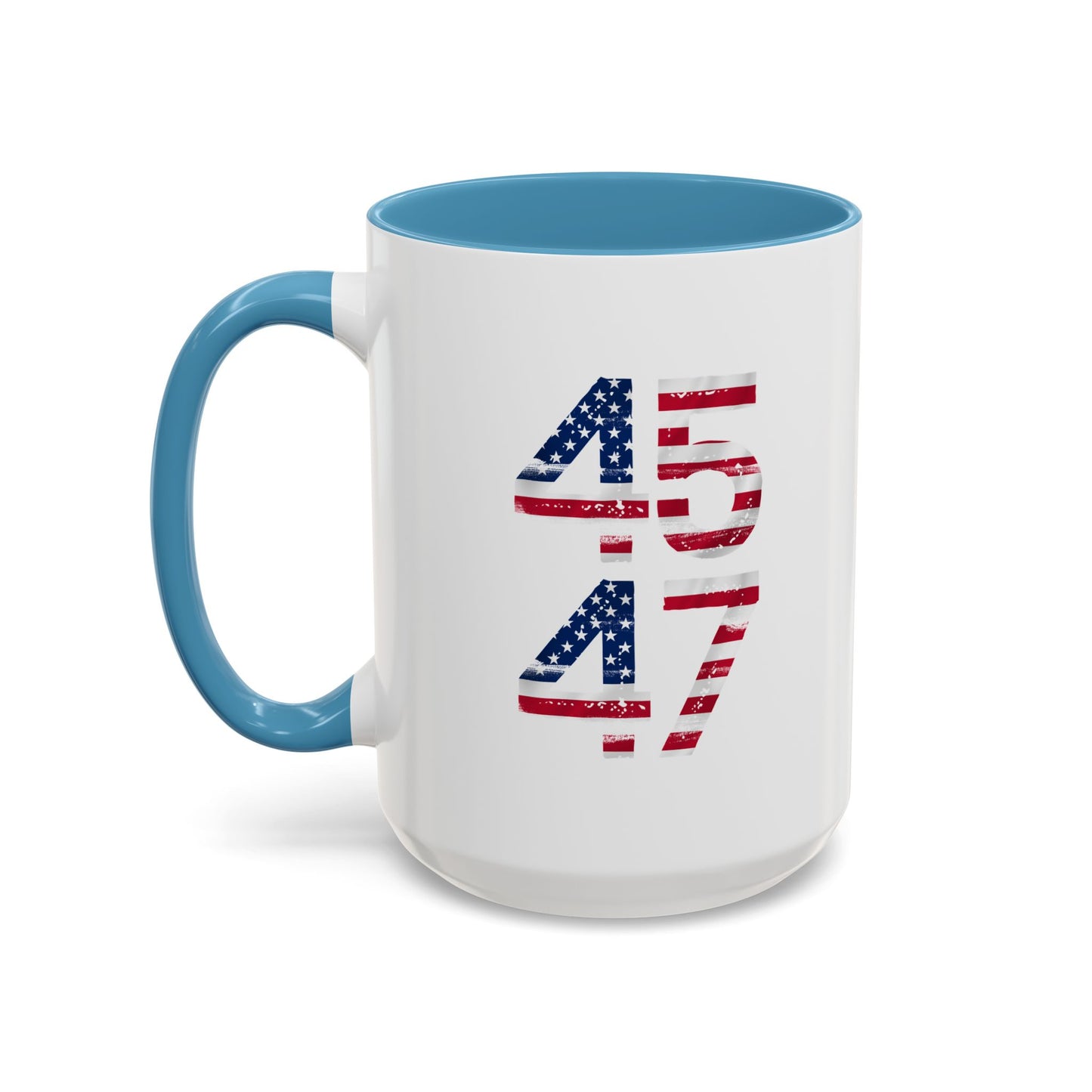 Patriotic Accent Coffee Mug - 4th of July, Memorial Day