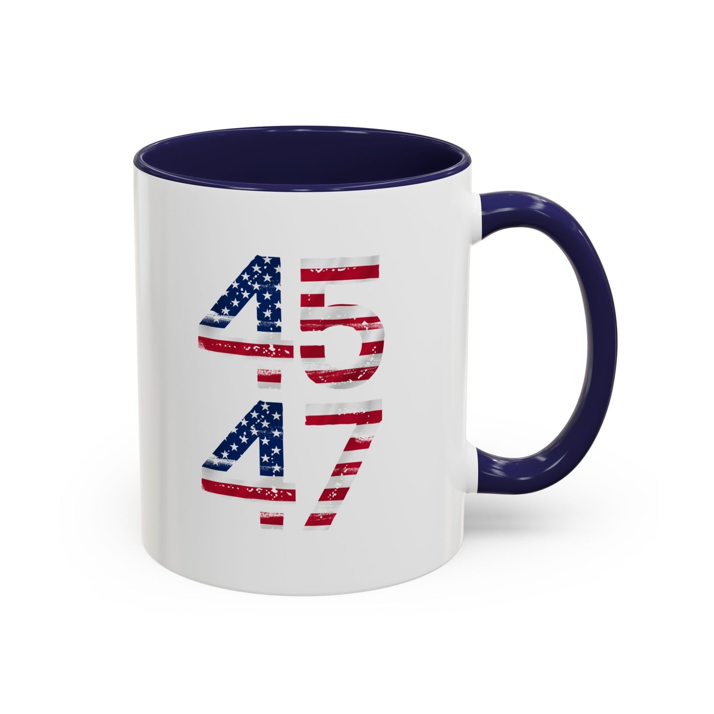 Patriotic Accent Coffee Mug - 4th of July, Memorial Day