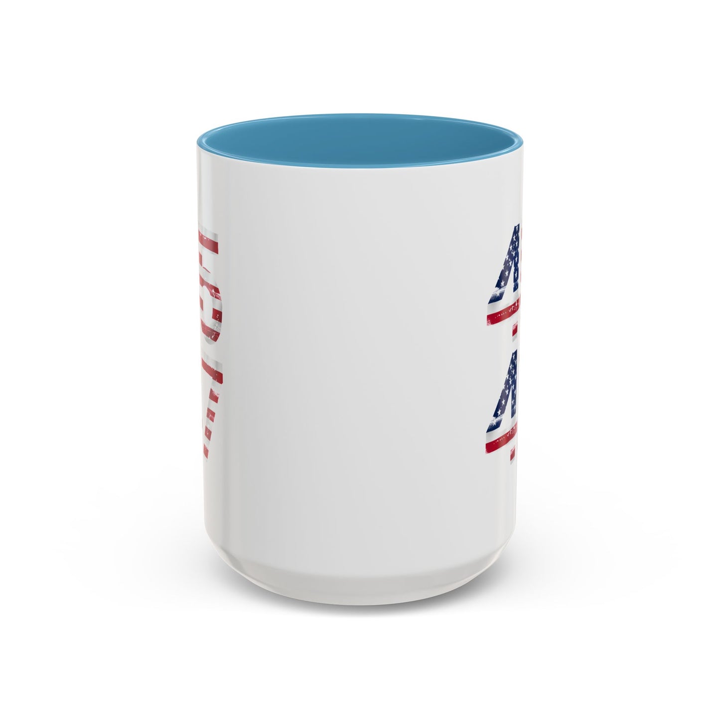 Patriotic Accent Coffee Mug - 4th of July, Memorial Day