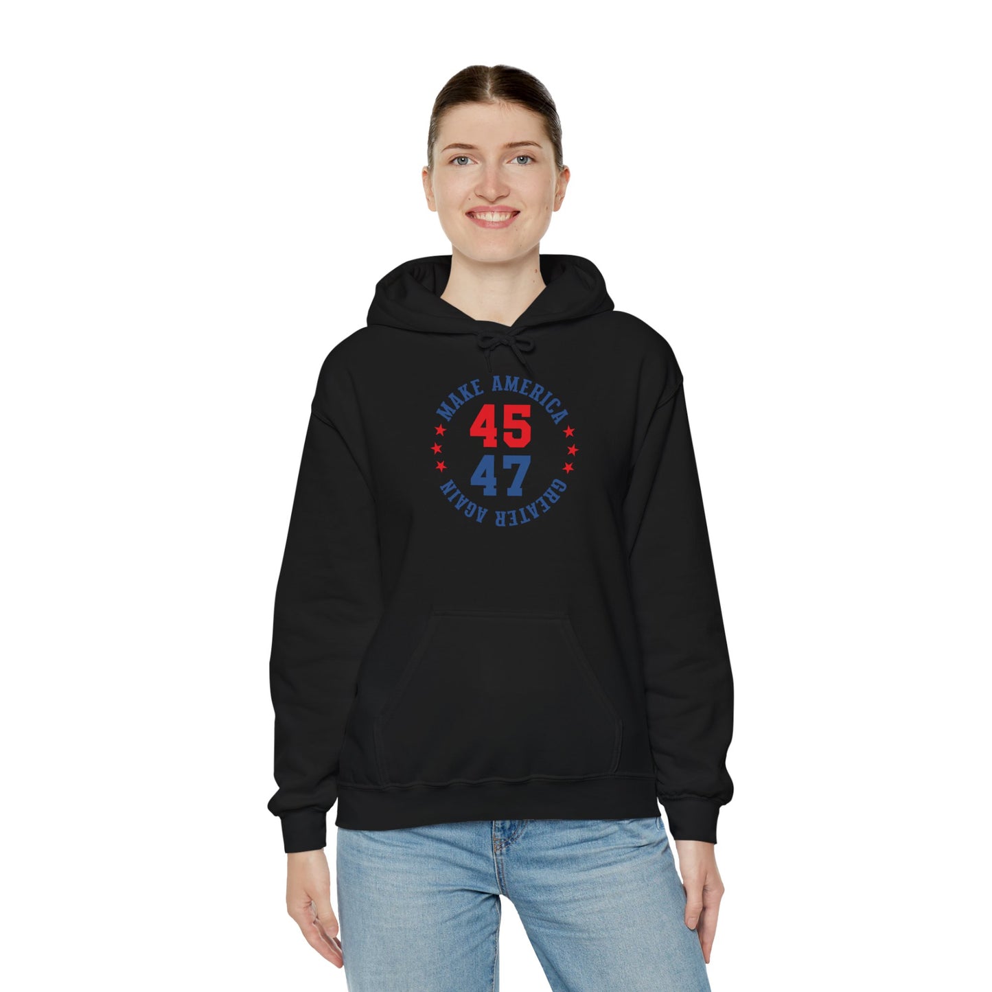 Make America Great Again 45/47 Unisex Hooded Sweatshirt