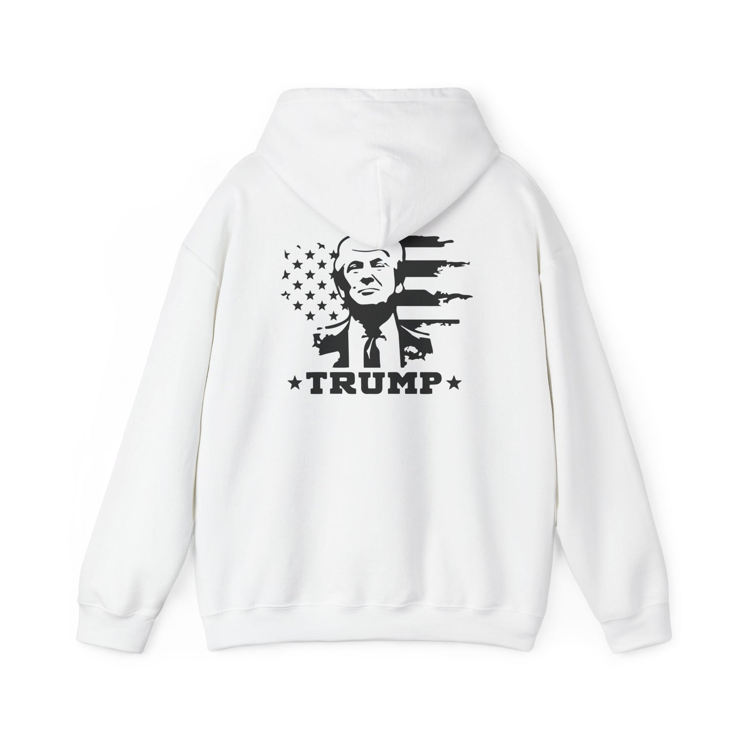 Patriotic Trump Hoodie | Unisex Heavy Blend™ Sweatshirt for Political Enthusiasts