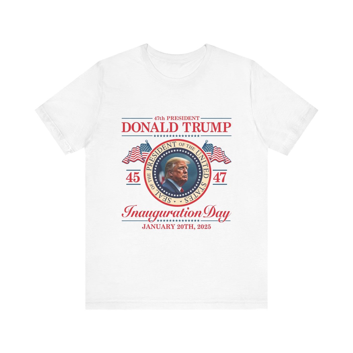 Donald Trump Inauguration Day Unisex Jersey Tee - Celebrate the 47th President