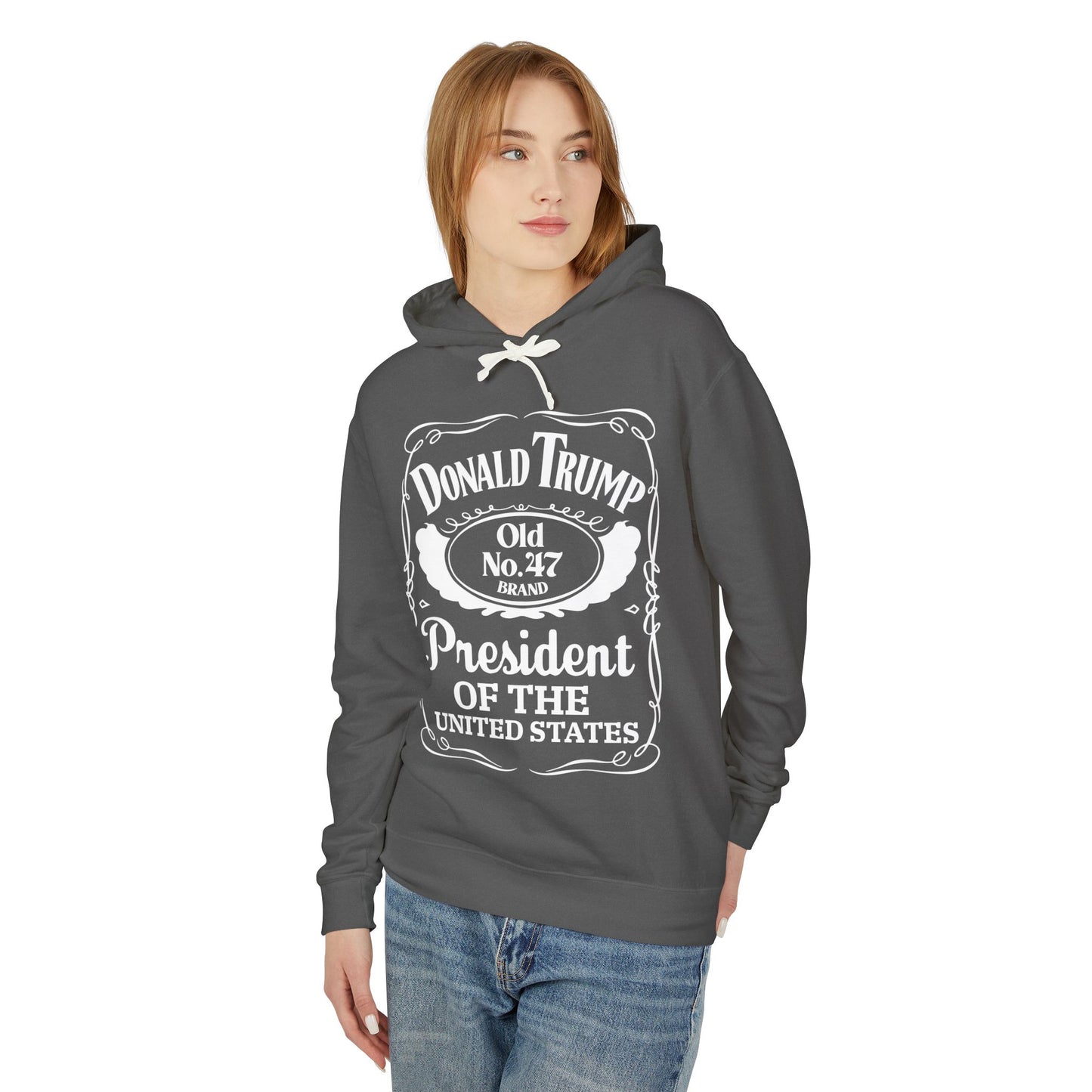 Donald Trump Vintage Unisex Lightweight Hooded Sweatshirt - Presidential Style