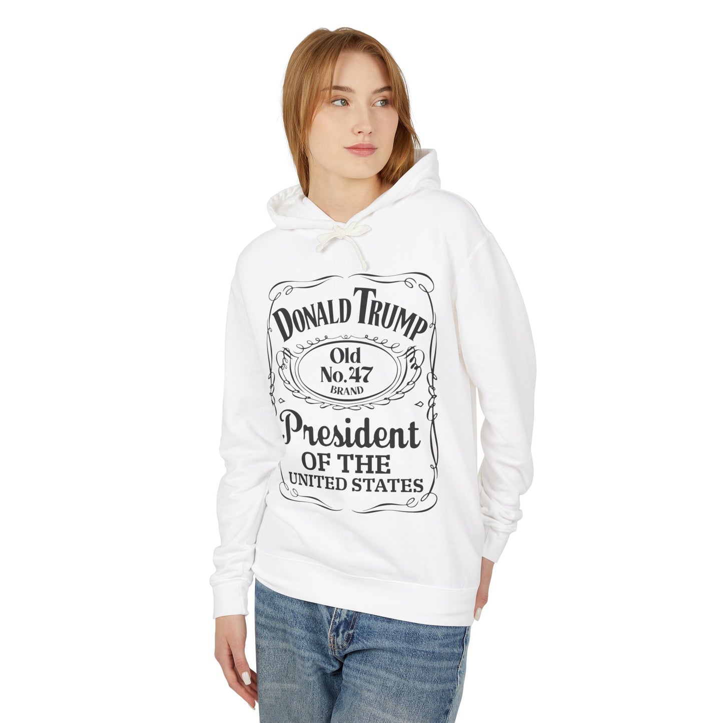 Donald Trump Vintage Unisex Lightweight Hooded Sweatshirt - Presidential Style