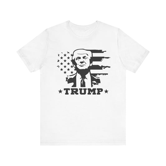 Patriotic Trump Graphic Tee | Unisex Jersey Short Sleeve Shirt