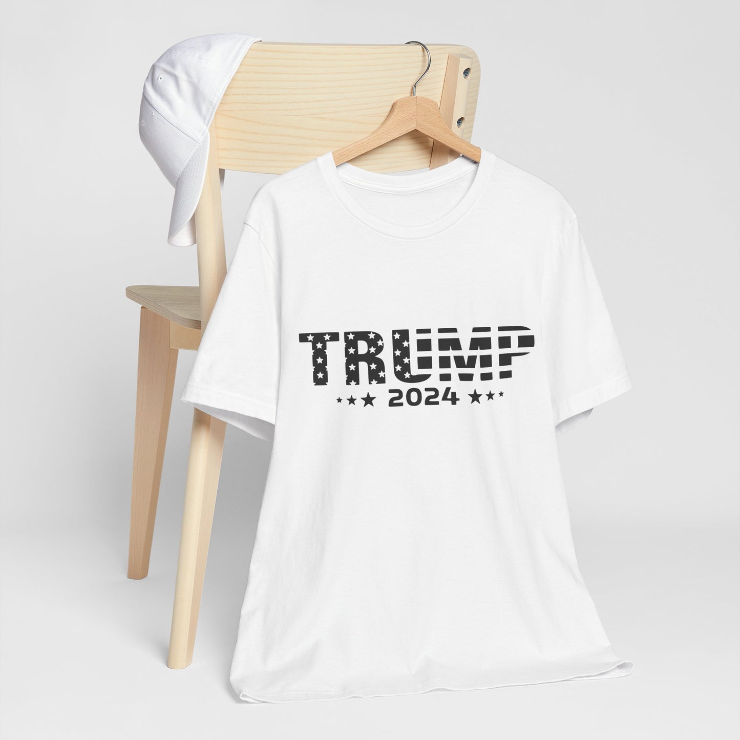 Trump 2024 Unisex Jersey Tee - Patriotic Election Shirt